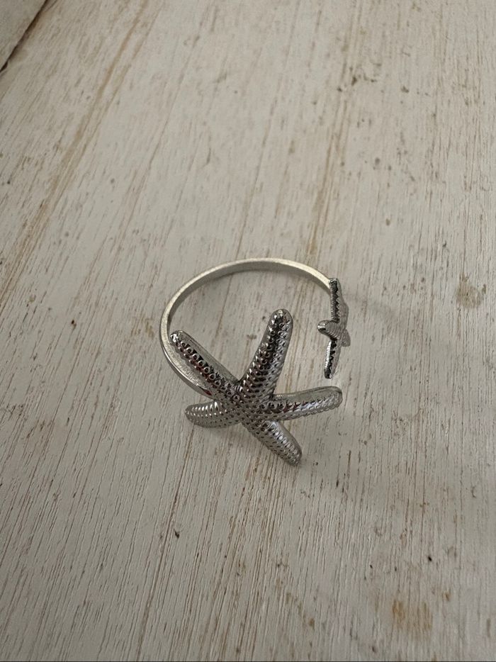 Bague argentée acier inoxydable - photo numéro 4