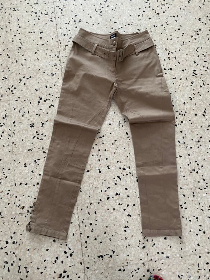 Pantalon ajusté marron clair Sinequanone 40 Achat occasion