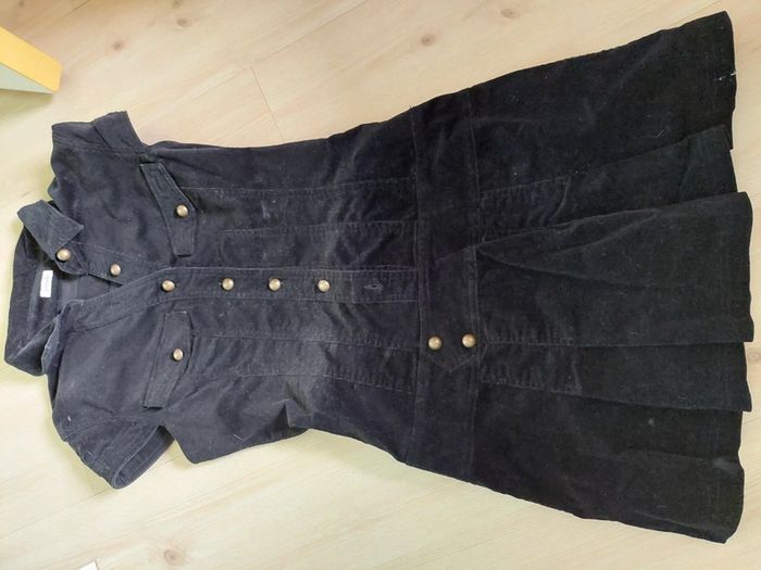 Robe noire velours pimkie 38