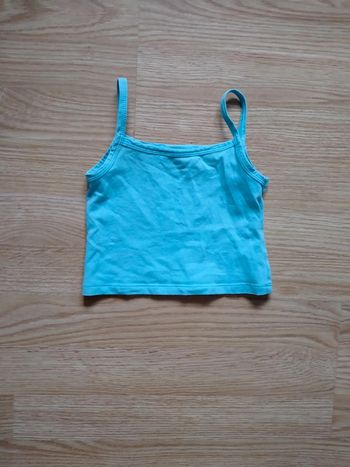 Débardeur court. Bleu. Sergent major
Taille 3 ans