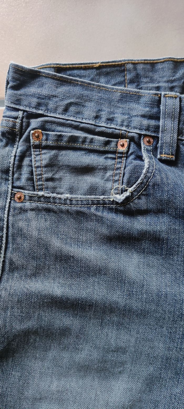 jean homme levi's gris/bleu 501 taille W32 L36 - photo numéro 2