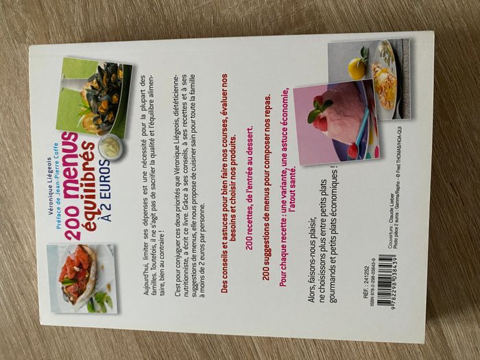 Livre de recette 200 menus équilibrés à 2 euros, livres, cuisine, économique, facile, petit budget, - photo numéro 2