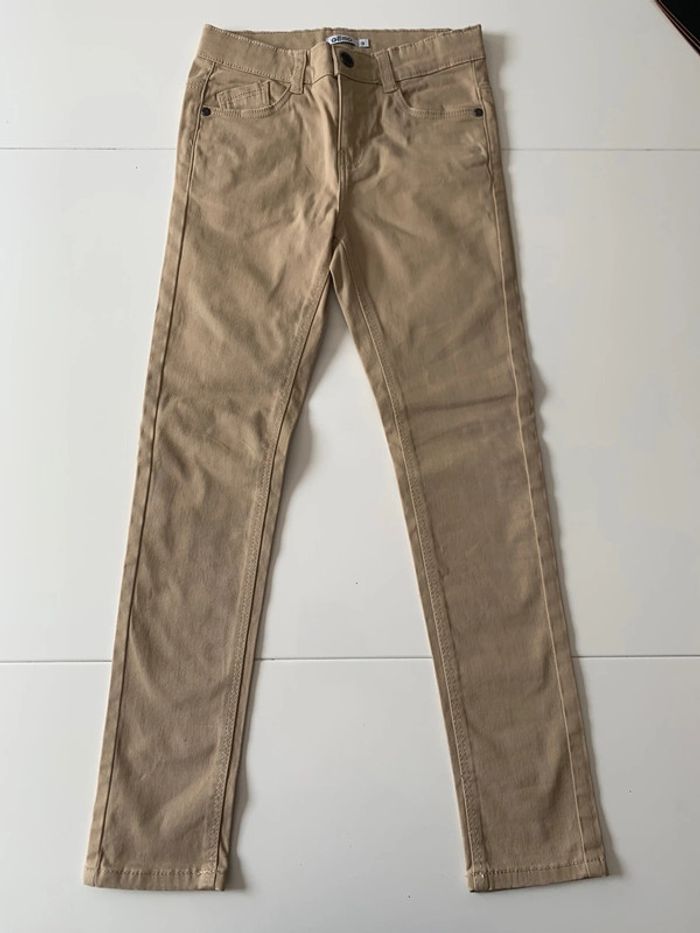Pantalon en toile beige neuf