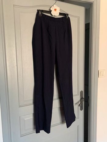 Pantalon tailleur bleu marine