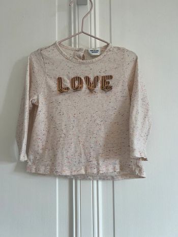 T-shirt manches longues 18 mois