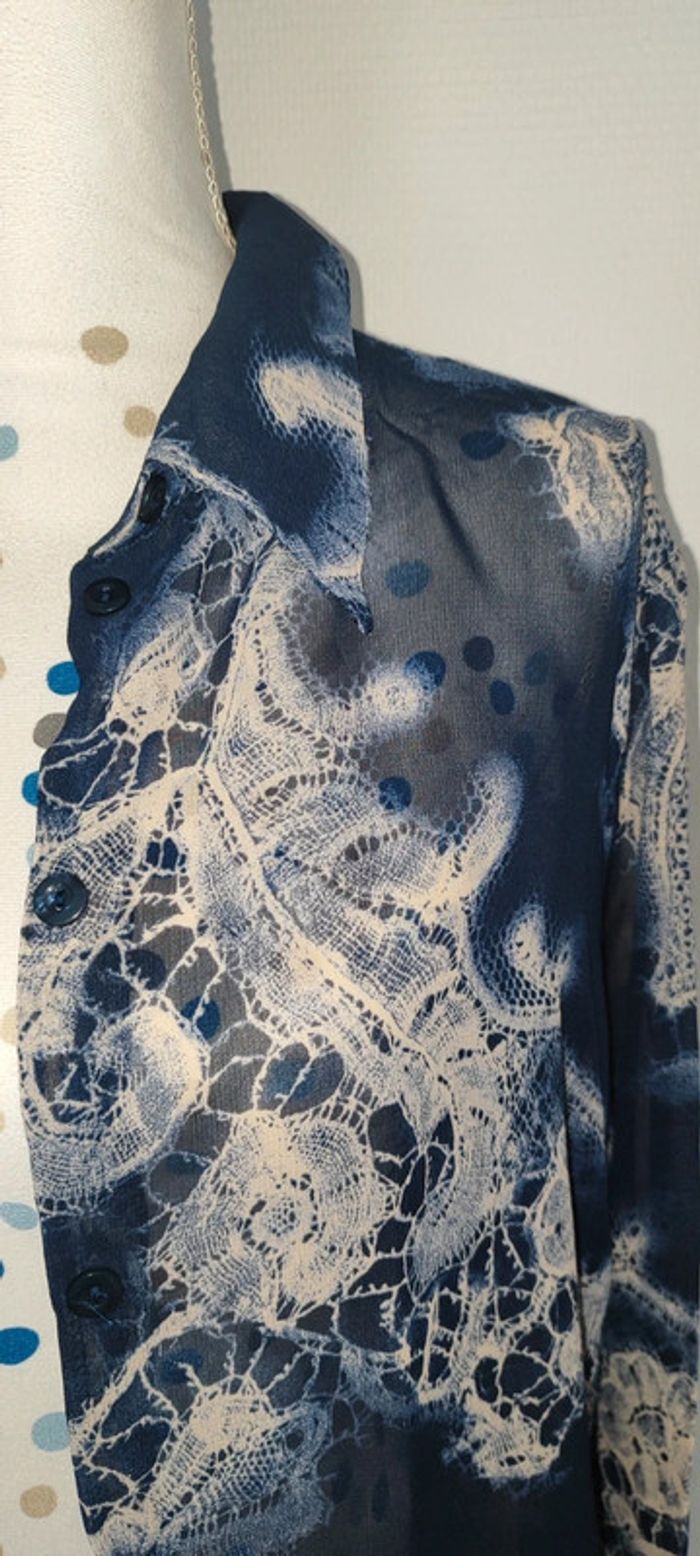 Chemisier fluide transparent en taille 48 - photo numéro 2