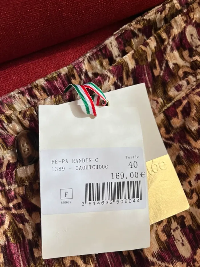 Pantalon velours La Fée Maraboutée neuf - photo numéro 3