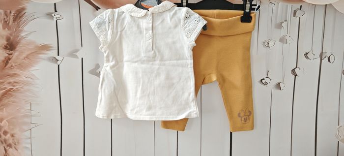 Ensemble Baby Disney C&A 👶 t-shirt col Claudine dentelle + legging – 62cm
Fille - photo numéro 3