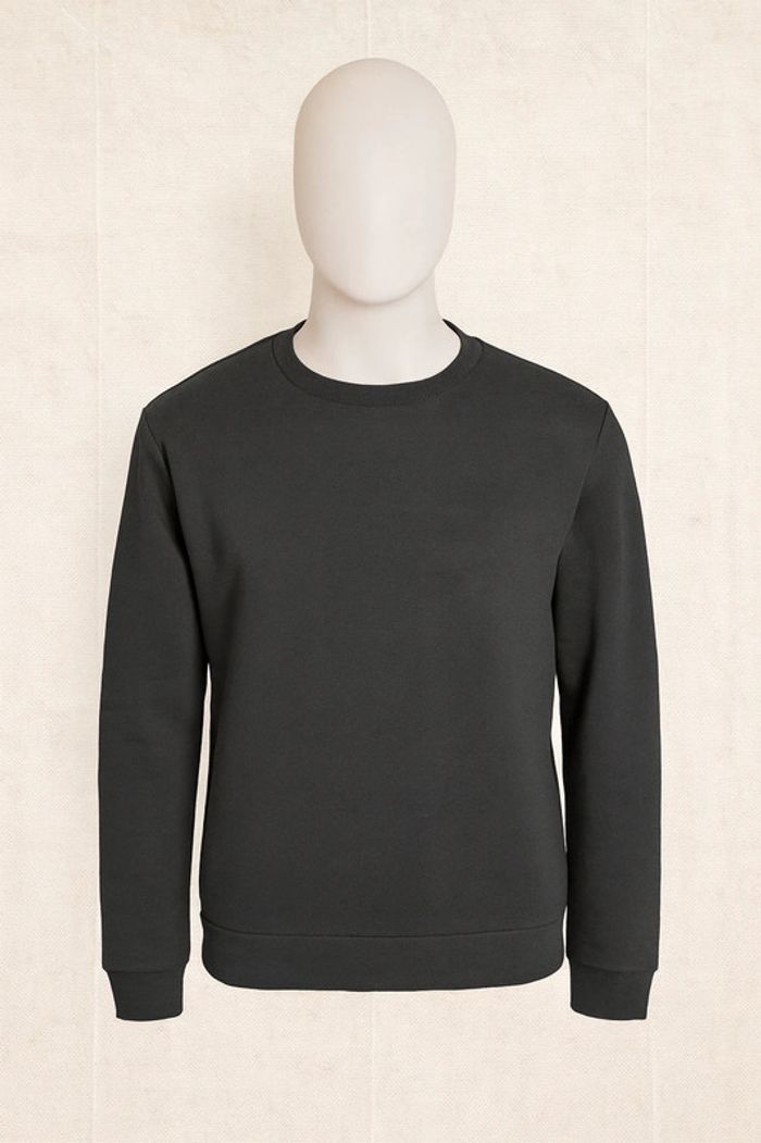 💚Sweat noir basique – manches longues – unisexe - Taille XS