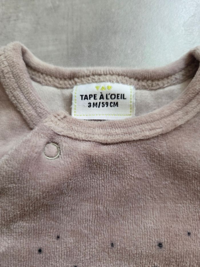 Lot de 2 pyjamas tape a l'œil 3mois - photo numéro 5