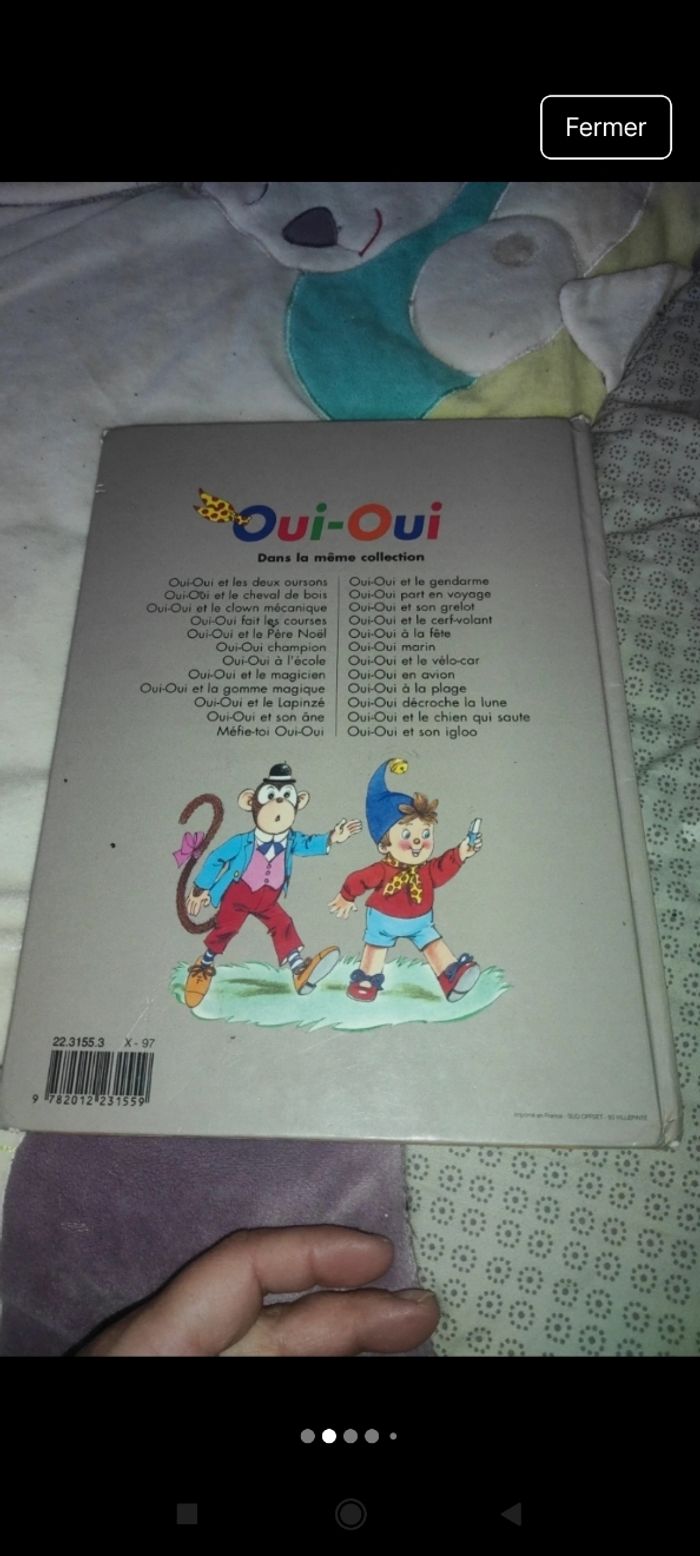 Livre Oui Oui j52 - photo numéro 2