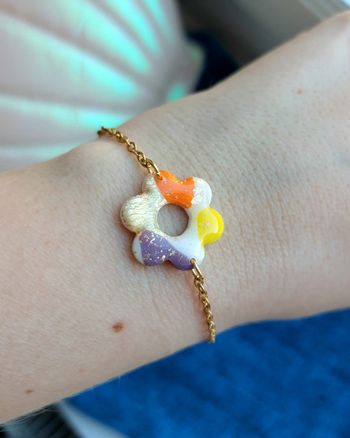 Bracelet fleur