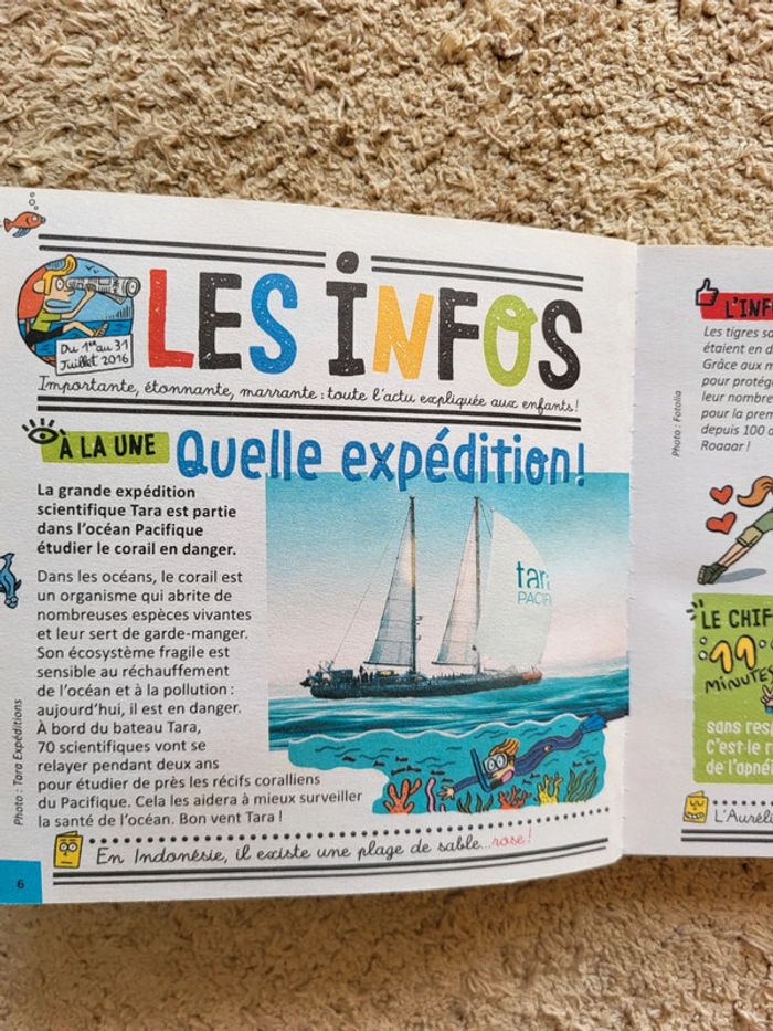 Lot Lot de 3 magazines Astrapi – Spécial vacances d'été - photo numéro 12