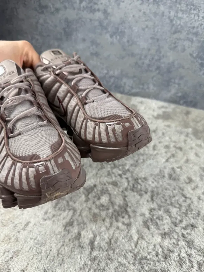 Nike Shox TL Pumice Night Marron - Brown / Bordeaux - photo numéro 14