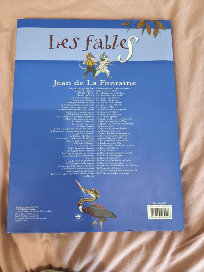 Livre les fables de La Fontaine - photo numéro 2