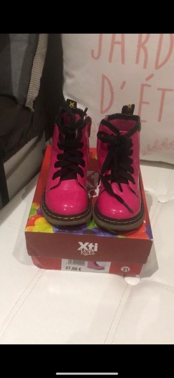 Chaussures vernis rose 21