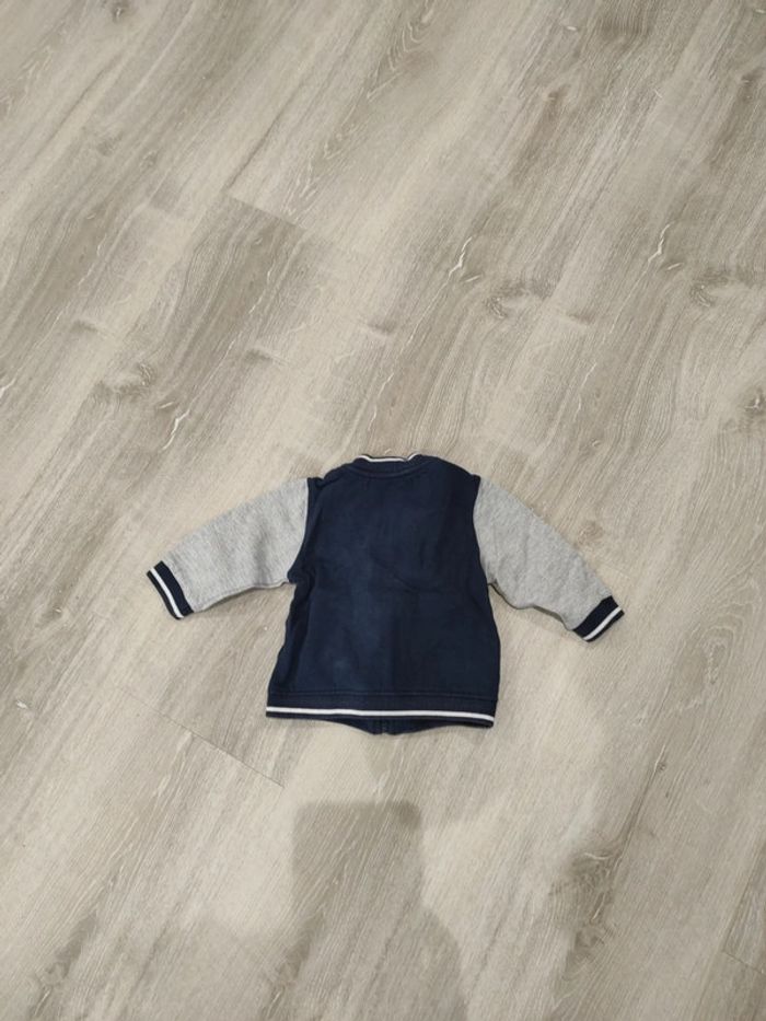 Gilet zippé Lulu castagnette 6 mois - photo numéro 4