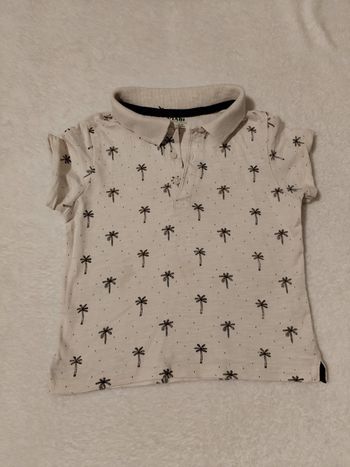 Polo palmiers Kiabi 24 mois