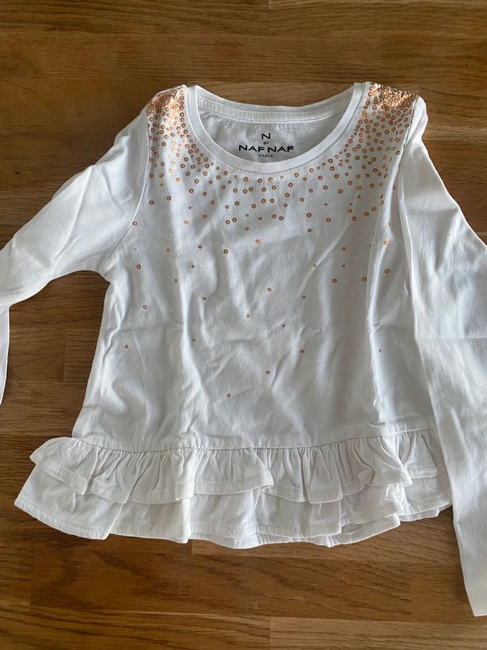 T-shirt ML naf naf 5 ans 💕 - photo numéro 2