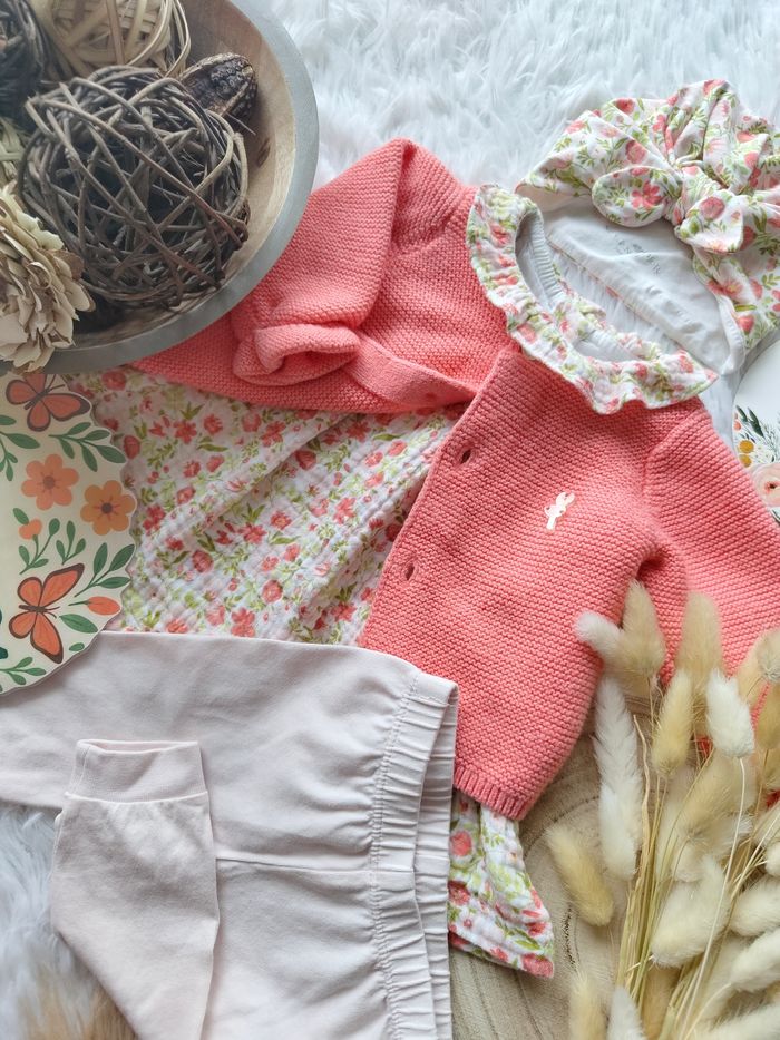 Ensemble complet 4 pièces sergent major fille 1 mois 🎀 - photo numéro 2