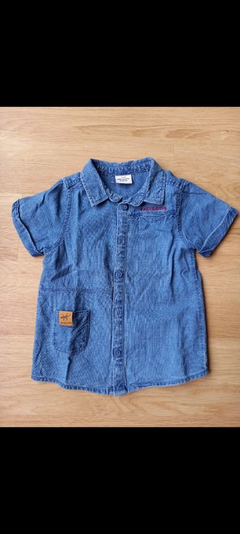 Chemise manches courtes 3 ans