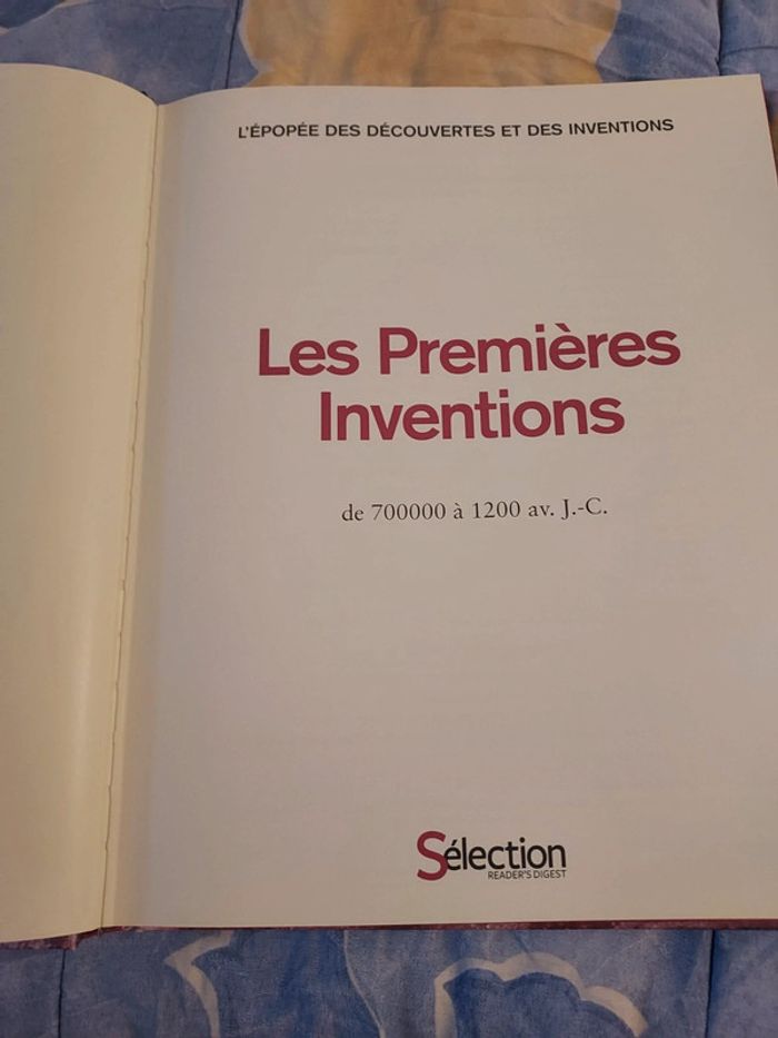Superbe livre sur Les Premières inventions - photo numéro 9
