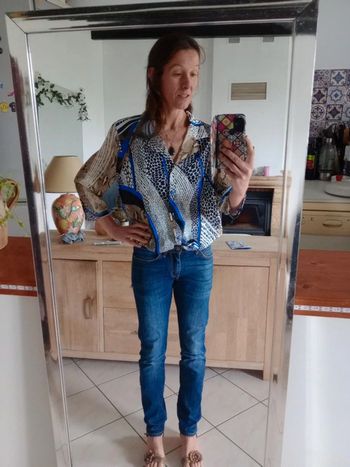 Chemise femme taille 42 multicolore c72