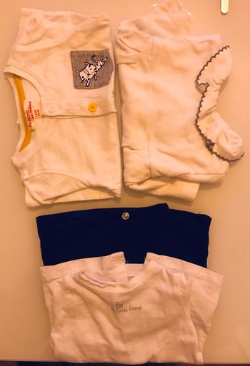 Lot 4 t-shirts ML - 3 mois