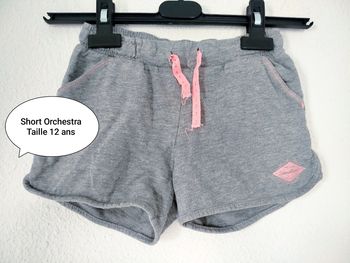 Short orchestra taille 12 ans