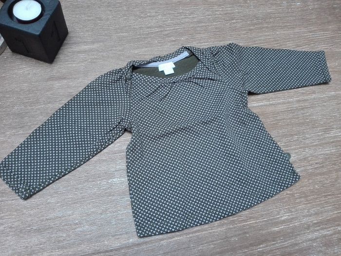 Tshirt manches longues vintage kaki rose