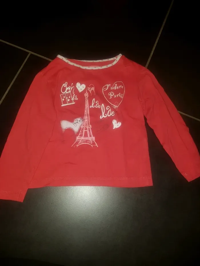Tee shirt manches longues 3 ans
