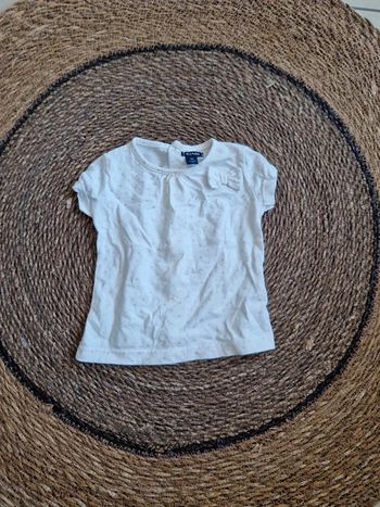 Tee-shirt manches courtes Kiabi taille 1 mois