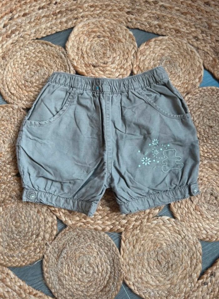 Short gris Lulu Castagnette 23 mois