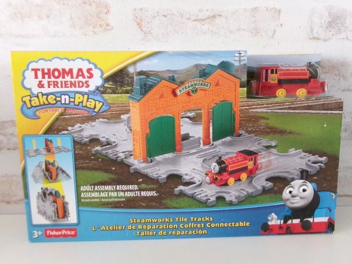 Circuit de train Thomas et ses amis - Atelier de réparation