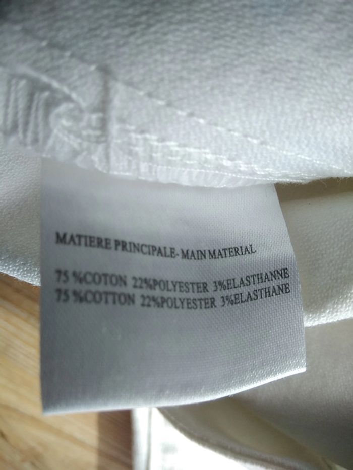 Pantalon blanc femme T38 - photo numéro 8