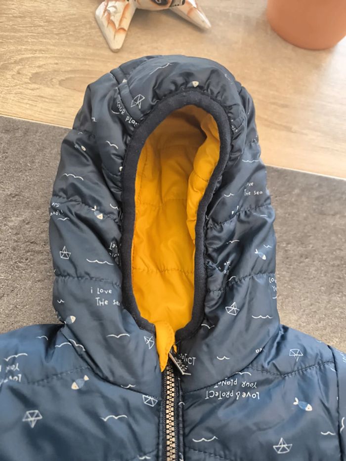 Doudoune matelassée réversible imperméable garçon 12 mois 80 Baby club - photo numéro 13