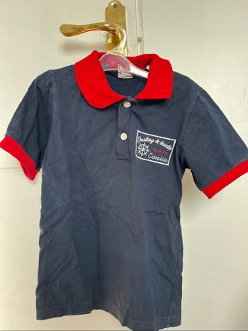 Polo Fantasy bleu marine Corsica 6A TBE