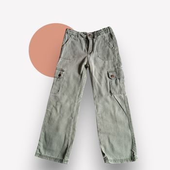Pantalon cargo fille – 8 ans – kaki