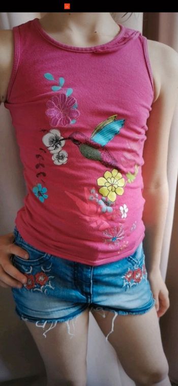 Top tee shirt débardeur 6 ans