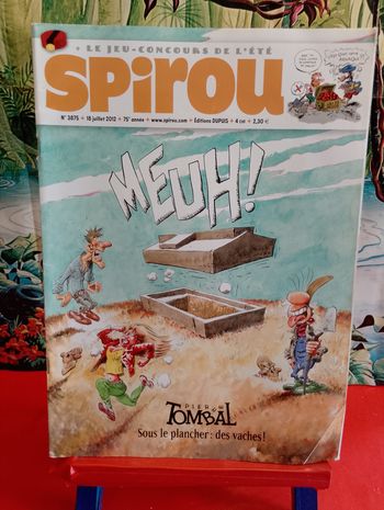 Spirou magazine, n° 3875, avec le supplément, 2012