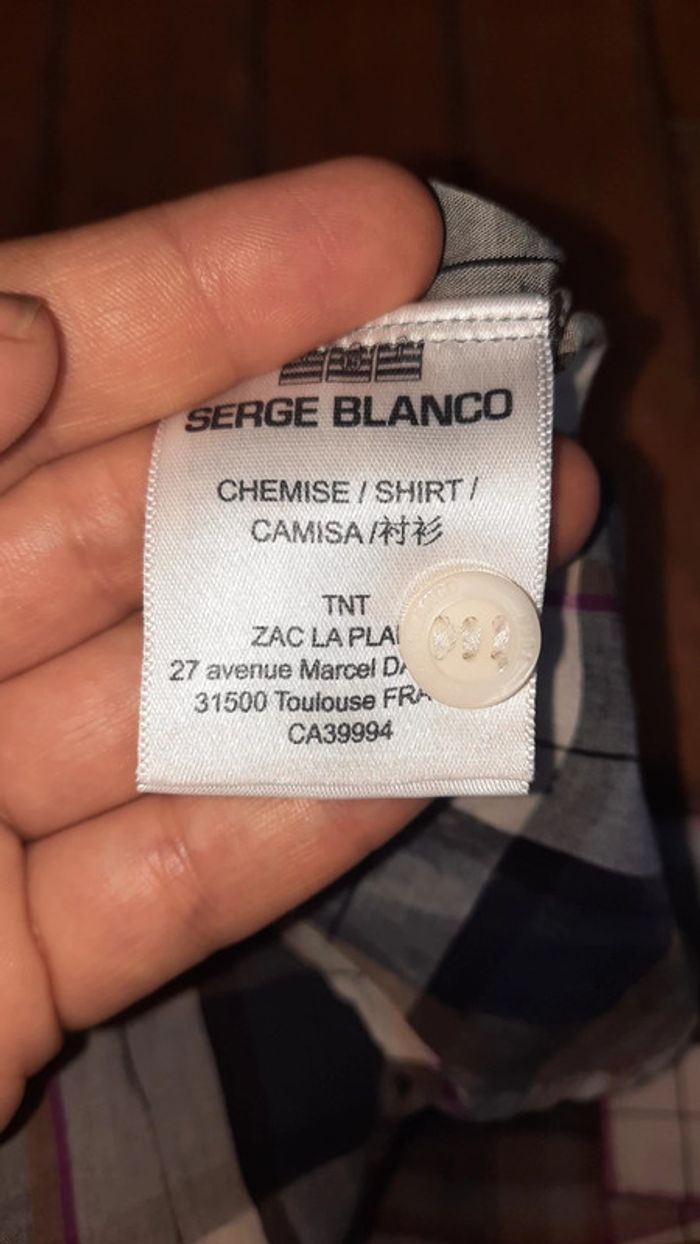 Chemise serge blanco 10 ans - photo numéro 8