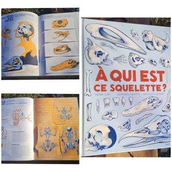 Superbe livre grand format 🦴 À qui est ce squelette ? 💀
