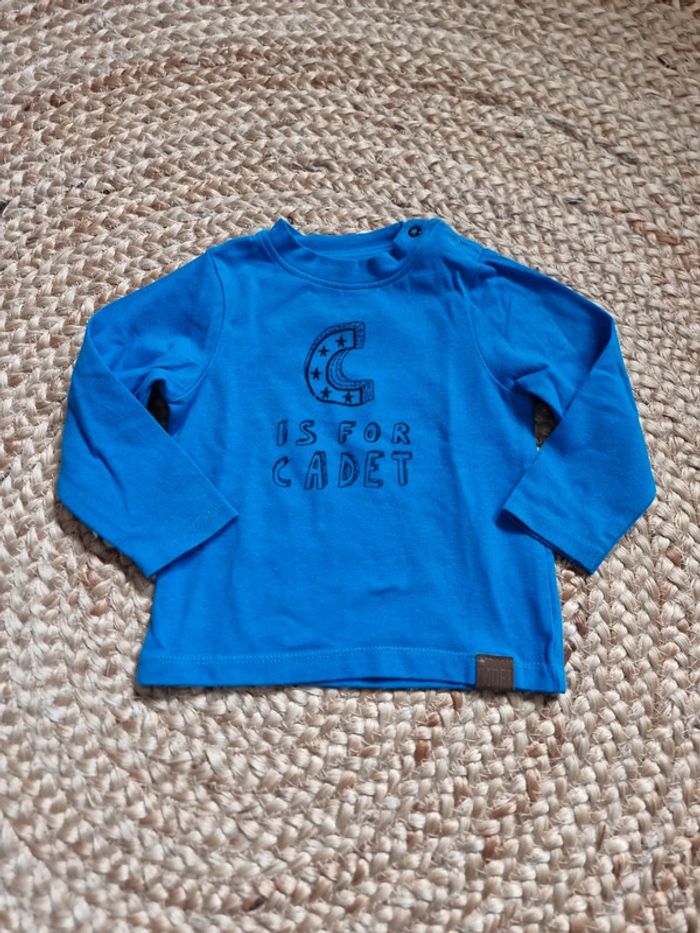 Tee-shirt manches longues cadet Rousselle 12 mois