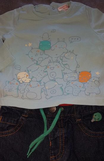 Ensemble bodie et jeans 6 mois