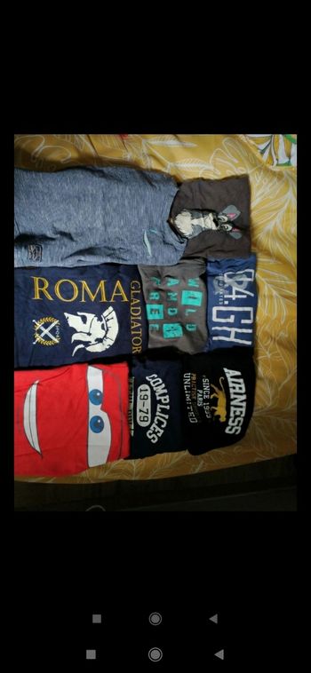 Lot tee-shirts/maillots manches courtes - 4 ans