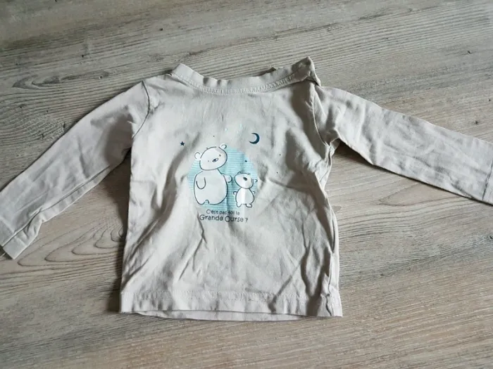 T shirt manches longues 12 mois