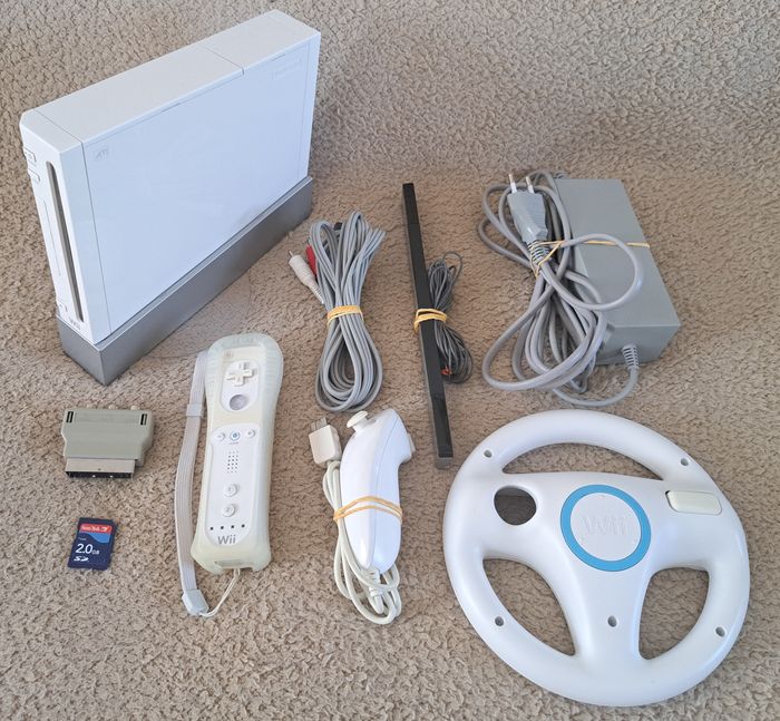 Console complète Nintendo Wii PAL + accessoires (0302)