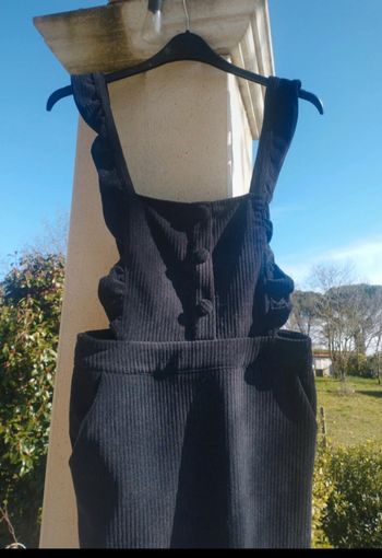Robe velours noire