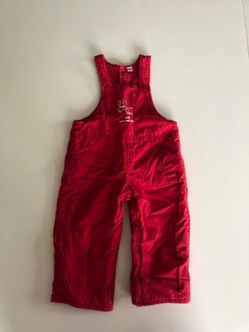 Salopette rouge