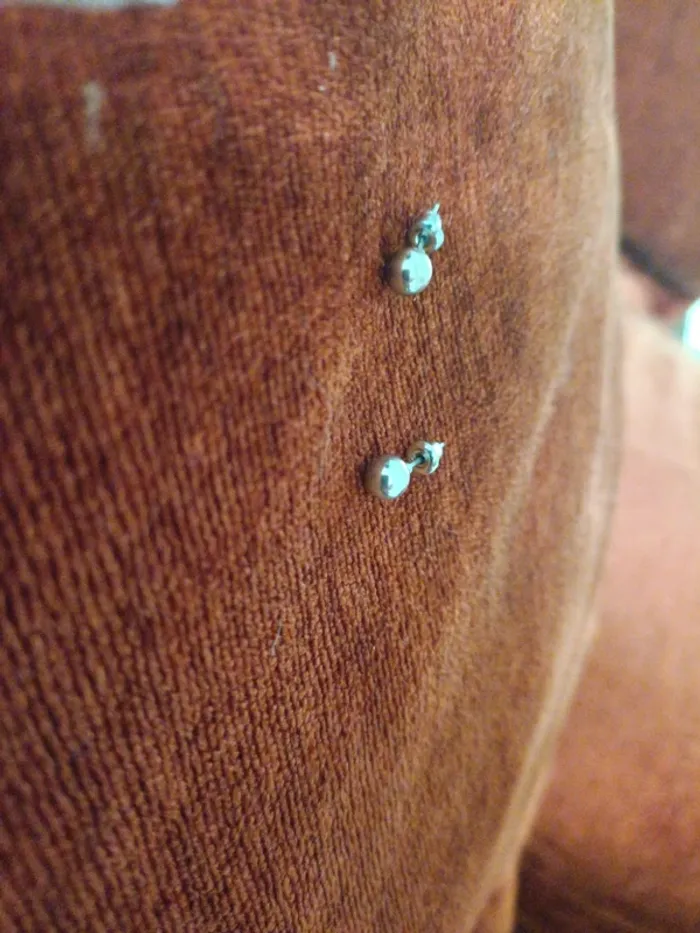 Boucles d'oreilles perle - photo numéro 2